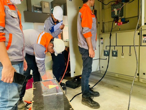 งานตรวจสอบ และซ่อมบำรุงรักษาตู้สวิตช์เกียร์แรงสูง